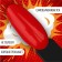 Gel nail polish "Red Boom", 3 phase, 8 ml, led/uv, color (69)