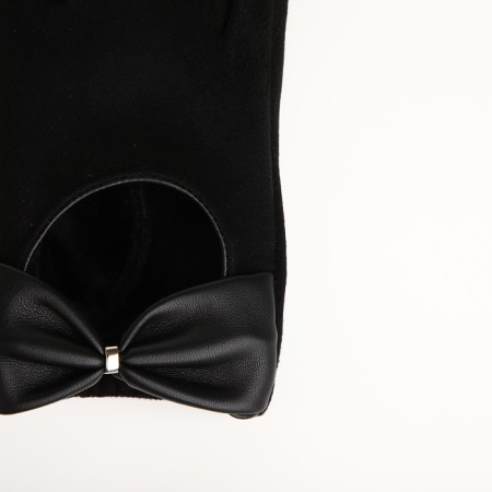 Gloves are female, dimensionless, without insulation, black color-3