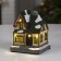 LED figure "Christmas House" 9 × 10 × 9 cm, polystone, batteries AAAX2 (not complete), glow of warm white