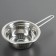 A colander made of stainless steel of the "Goodwin" share, d = 20 cm, a long handle