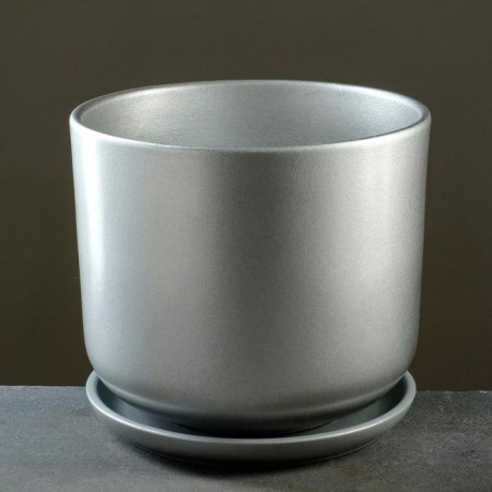Flower Pot "Metallic" No. 6 (D26) cylinder, 10.5 liters