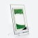 Sanding clock-picture "Andros", 18 x 13 cm, anti-stress, green sand