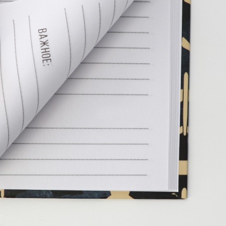 Diary in a solid cover A5, 80 L "Blue"-2