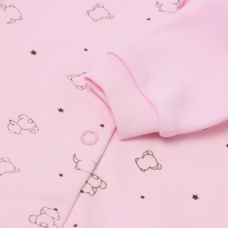 Body with a long sleeve, the color is pink bear, height is 56 cm-2