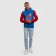 Hoody President Sports. Hard than. Haier, stronger, size l, red color