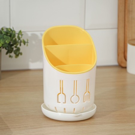 Table for cutlery shares, 3 compartments, 12 × 12 × 9 cm, color mix-8