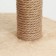 Complex for cats with a claw, with a round house, 2 shelves, 42 x 42 x 90 cm, beige