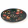 A disposable paper plate "Happy New Year", Christmas tree Christmas toys, 18 cm