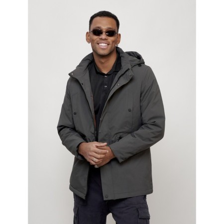Male park, size 50, dark gray color-12