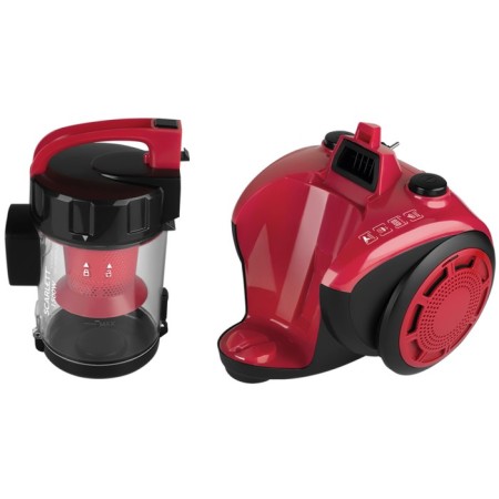 Vacuum cleaner Scarlett SC-VC80C11, 1500/350 W, container 1.5 l, black-red-2