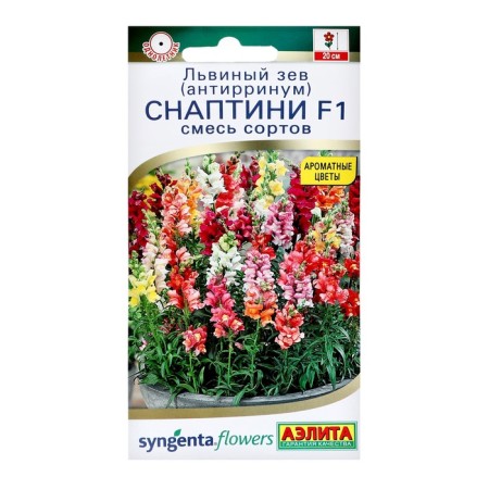 Flower seeds Lion Snaptini Zev F1, a mixture of varieties, c/n, 7 pcs