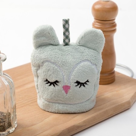 The kitchen towel is the "owl", rr. 30x30 cm, microfiber-2