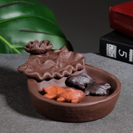 Set of incense on the stand "Fish" 13x5x11cm-4