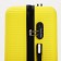 The suitcase is small 20 ", 38*56*22 cm, lightning departure, code lock, yellow
