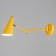 Sconces "centrick" E27 yellow 61x12x10 cm