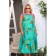 Sarafan female, size 52, turquoise color