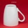 New Year's mug for tea "Magic tree", 300 ml, porcelain, white color