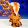 Garden figure "Squirrel with a fluffy tail" 15x27x32cm