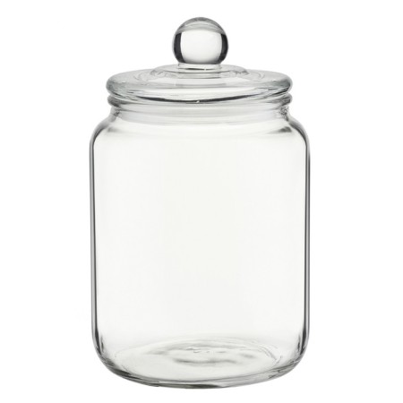 Glass storage jar, 2 l