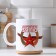 Sublimation mug "February 23. Dear son -in -law...", with application, 320 ml