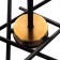 Blanchea chandelier 5x60W E27 gold/black 58x58x32cm