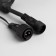 Garland "Clip-Light" 3 threads of 10 m, IP44, UMS, dark thread, 198 LED, glow blue, 8 modes, 24 V