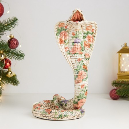 Figure "Snake Nagaina" 17x15x31cm, color white-1