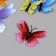 Magnet Plastic "Bright butterflies" set 12 pcs