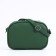 Bag Cross-Bodi with a zipper, green color