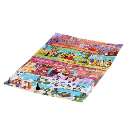 Board game walnut broken for children "Big Adventure", 2-4 players, 3+-2