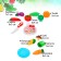 A set of products for slicing on Velcro “fruit-vegetables” No. 4, mix