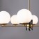 Suspended lamp Freya Fr5230PL-08BS Marble, 810x810x560 mm, E27, 8x60W, brass color