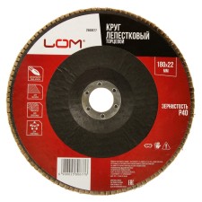 Circle of petal end scrap, 180 x 22 mm, P40