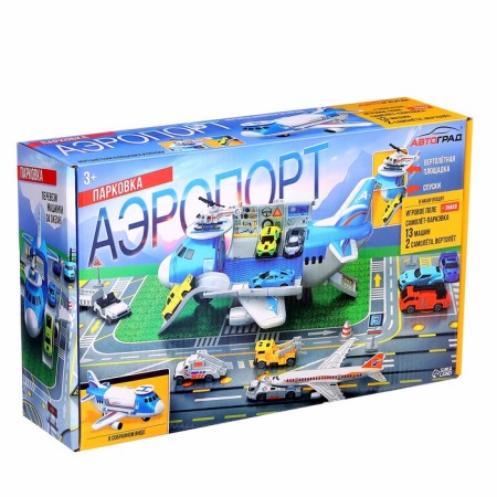 Parking Children's "Airport", mobile elements, with accessories-24