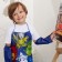 Apron with sleevens children's “Avengers team”, 49x39 cm