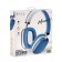 Wireless headphones RX-8, full-size, microphone, BT 5.3, AUX, 400 mAh, blue