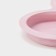 Baking shape of the share "Circle", silicone. 23 × 19.5 cm, 3 cells (d = 10 cm), color mix