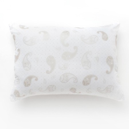 The pillow is saved and I 50*70 swan fluff, Tick cover, col. Mix, p/e-6