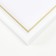 Photo frame Plastic Gallery 30x30 cm, 636461-33, white with gold (plastic screen)