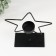 Summary Metal for 1 candle "Star" d = 4 cm black 14.5x6x19.5 cm