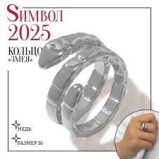 New Year! Symbol of the year 2025! Ring Metal 