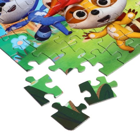 Puzzle "Raccoon. In the park ", 64 elements-4