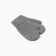 Baby mittens minku, dark gray color, 18 cm