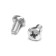 Tundra screw, with a semicircular head, galvanized, Din7985, M6x10 mm, 1000 pcs