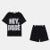 A set for a boy (T-shirt, shorts) KAFTAN "HYPE", height 146-152, black color