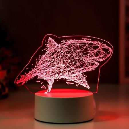 Lamp "Big Shark" Led RGB from the network 9.5x16x14 cm Risalux-4