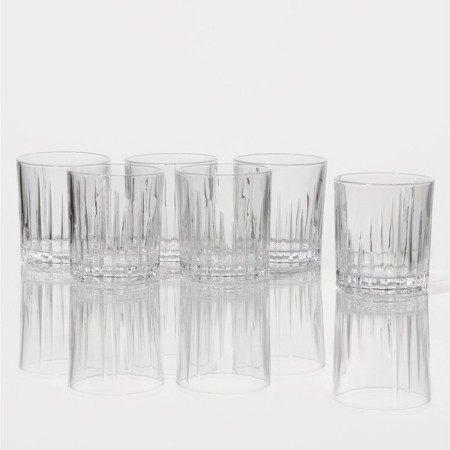 A set of magistro glasses “Bohemia. Strip ", 310 ml, 8.3 × 7.7 × 9 cm, 6 pcs-2