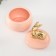 Coramics Coramics "Golden Deer" pink 8x8x10 cm