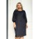 Women's dress, size 56, blue color