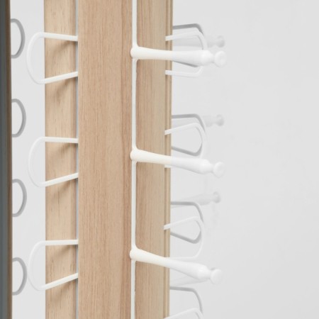 Glasses stand, table, 40 seats, h = 75cm, beige color-4